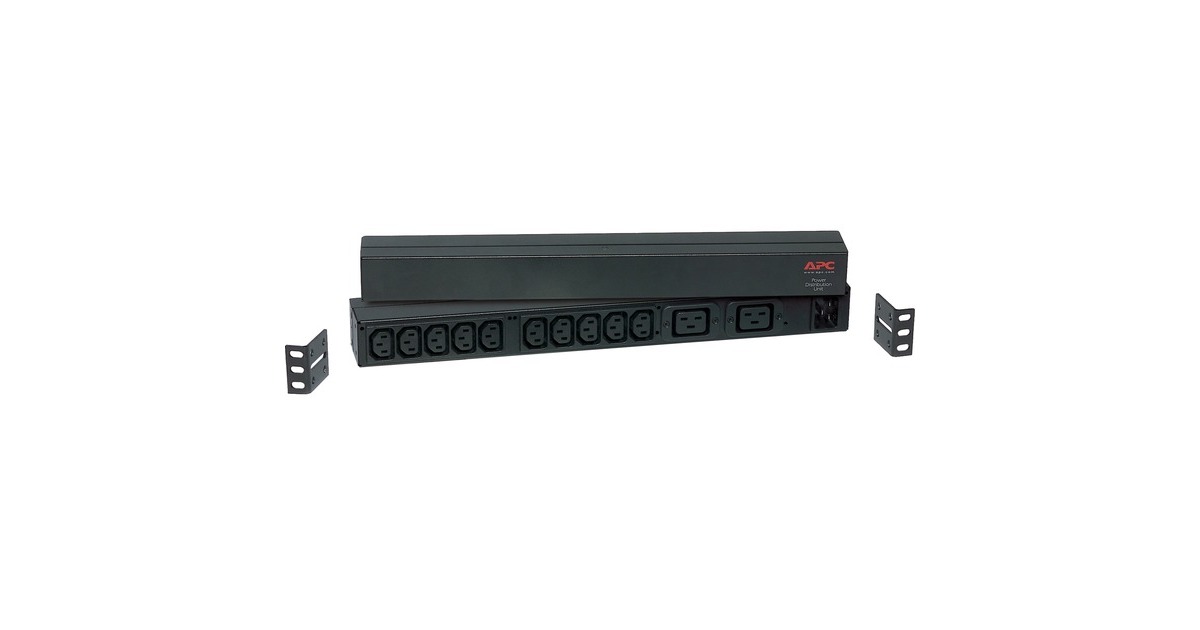 APCRack PDU, Basic AP9559  (0U/1U, 10x C13, 2x C19, C20 stekker)
