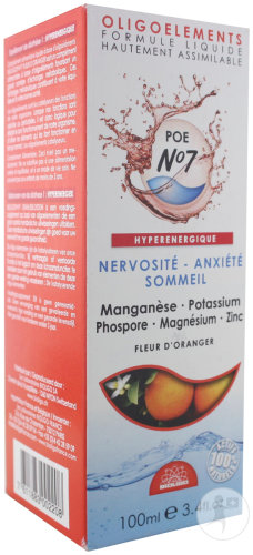 Bioligophyt Bioligo Poe N°7 Fleur Oranger Complément Alimentaire Riche En Oligoéléments 100ml