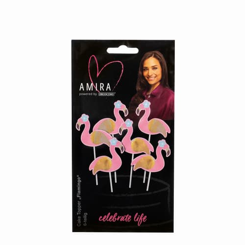 Decocino by Amira Cake Topper Flamingo