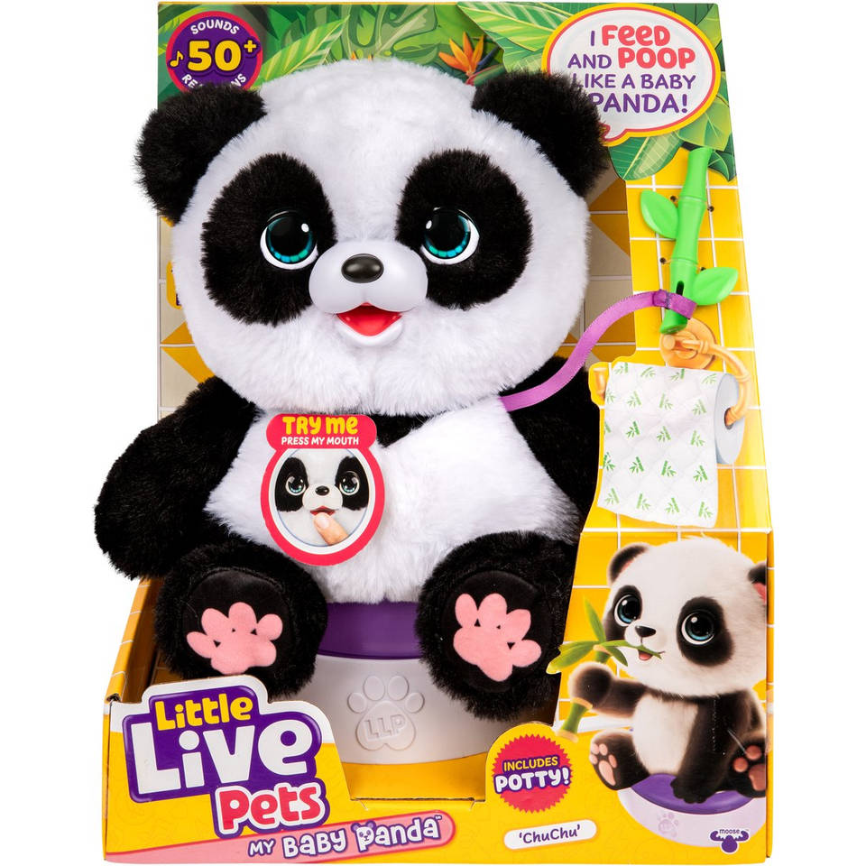 Little Live Pets My Baby Panda Chuchu interactieve knuffel