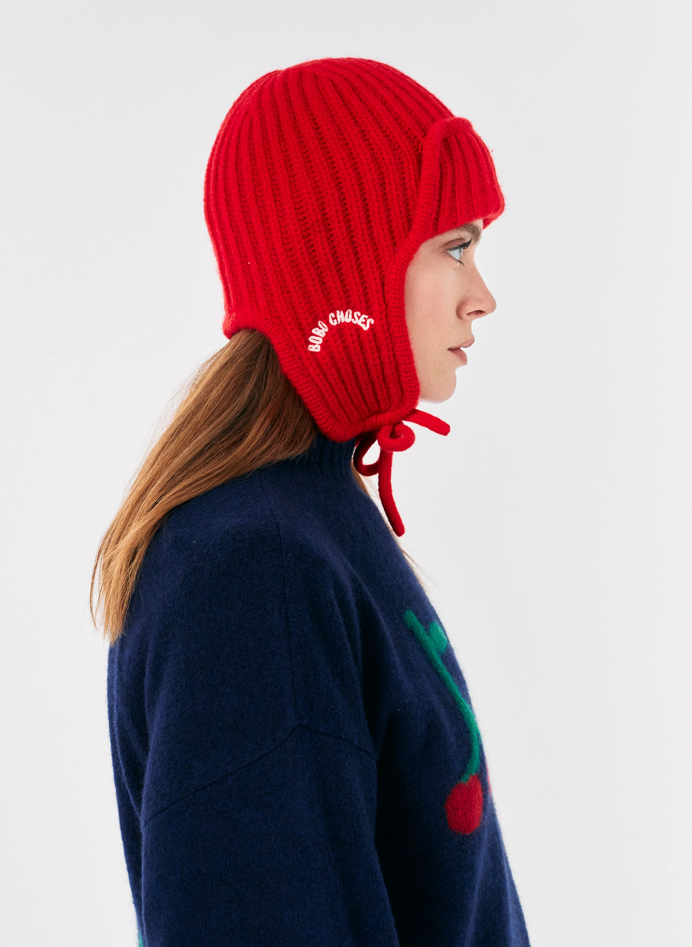 Bonnet en laine | Rouge