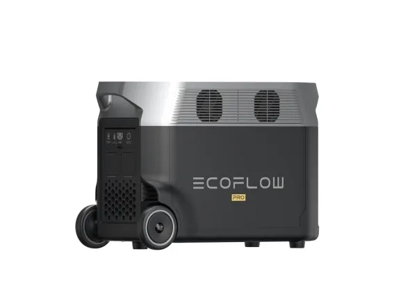 EcoFlow Delta Pro - Transportabel strømstation - AC 220-240 V - litiumjernfosfat - 3600 Wh - Wi-Fi, Bluetooth - output-stikforbindelser: 14