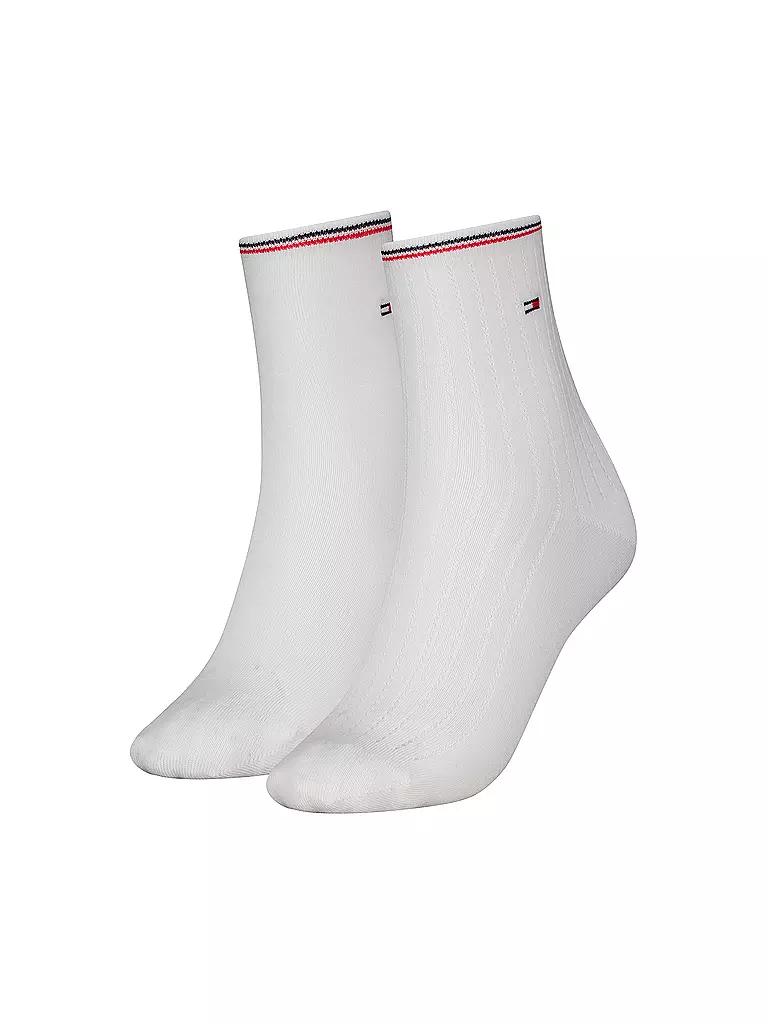 TOMMY HILFIGER Socken 2-er Pkg white weiss
