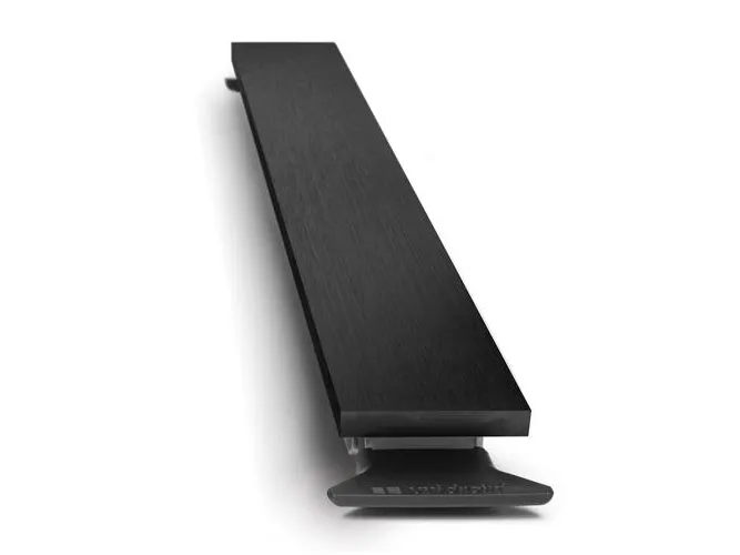 Unidrain HighLine Panelsæt. - Linje rustfrit stål. sort. 1200mm