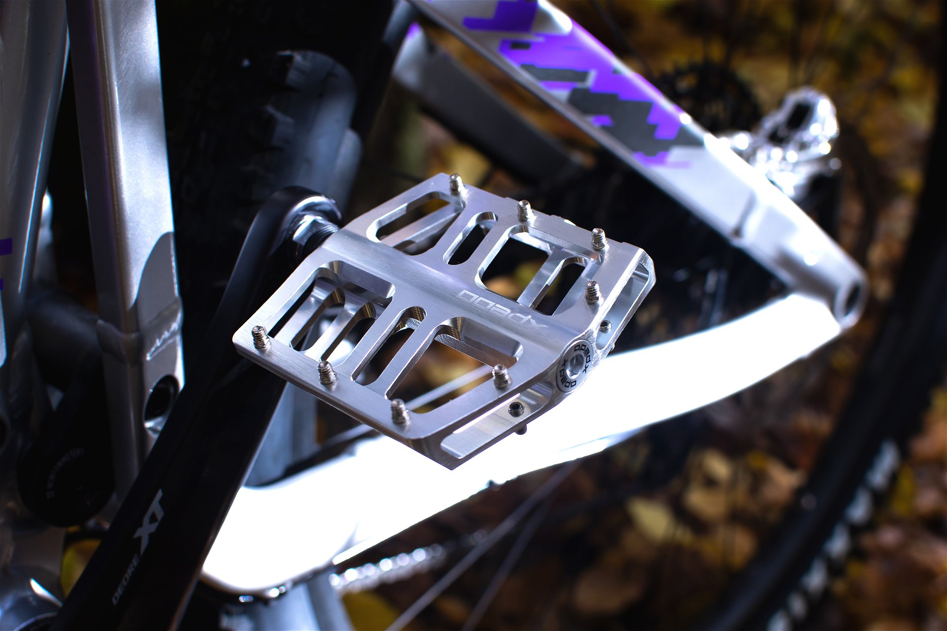 MTB/Plattform PedalJEK, silber, 9/16