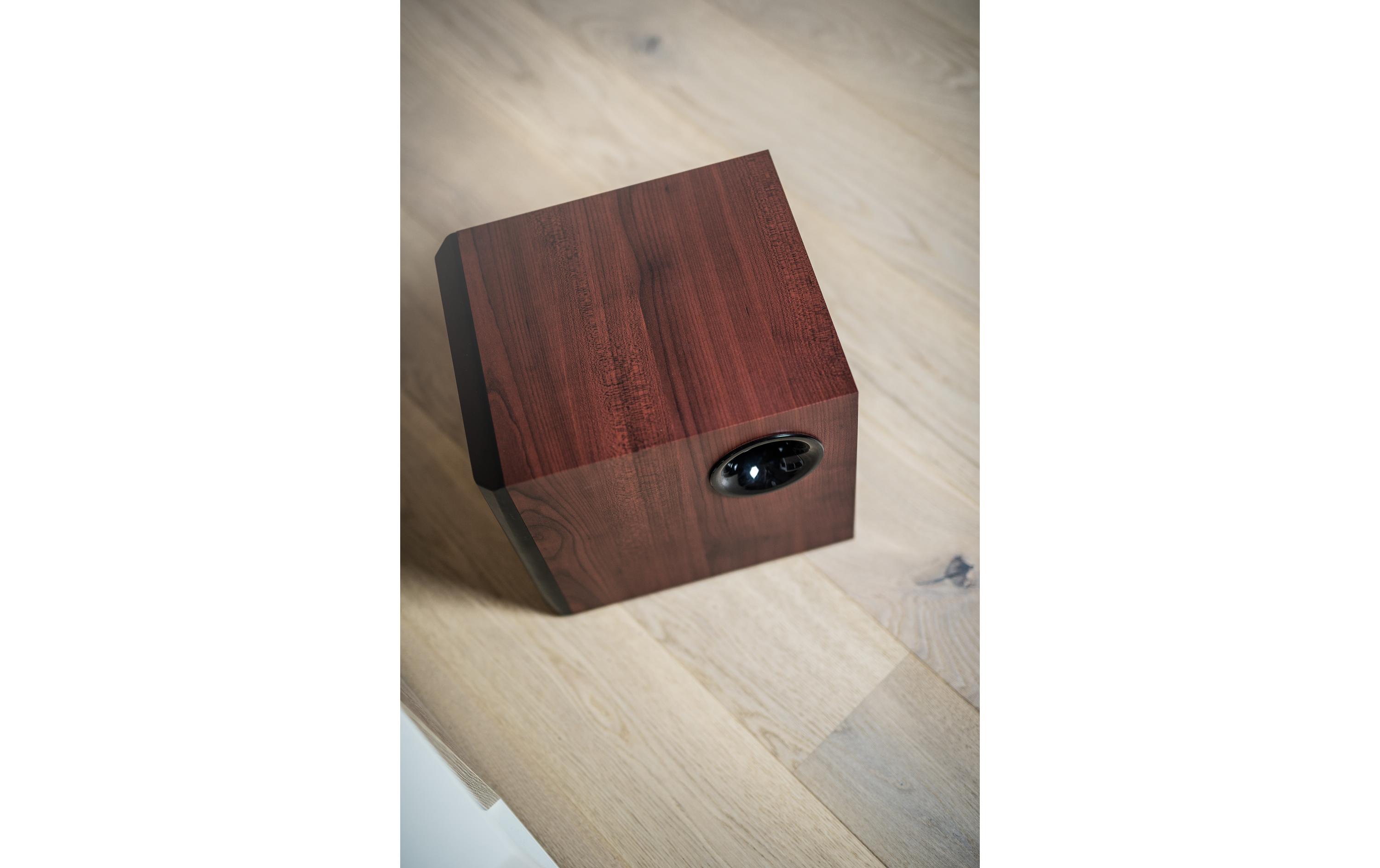 Regallautsprecher Paar S350DB mit Subwoofer Braun<br>Aktive 2.1 Lautsprecher mit Subwoofer und Bluetooth