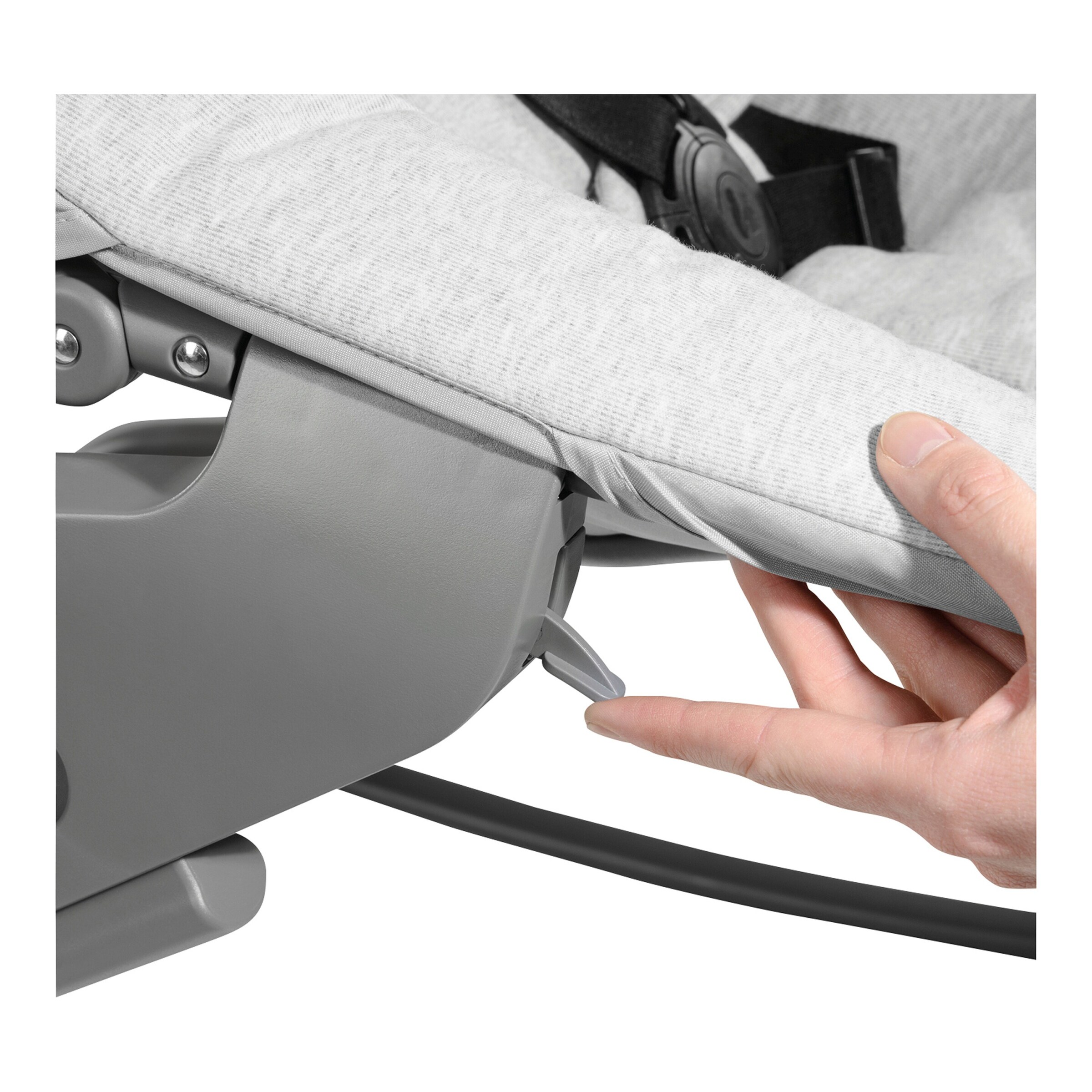 Hauck Babywippe Bouncer Premium für Alpha und Beta Light Grey