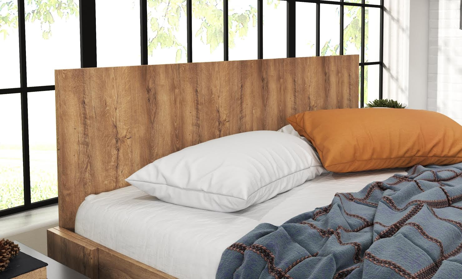 Monaco - Tweepersoonsbed - Eiken - 180x200 cm