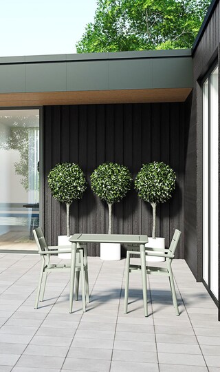 Brafab Dining Gartentisch NIMES 78 x 78 cm dusty green