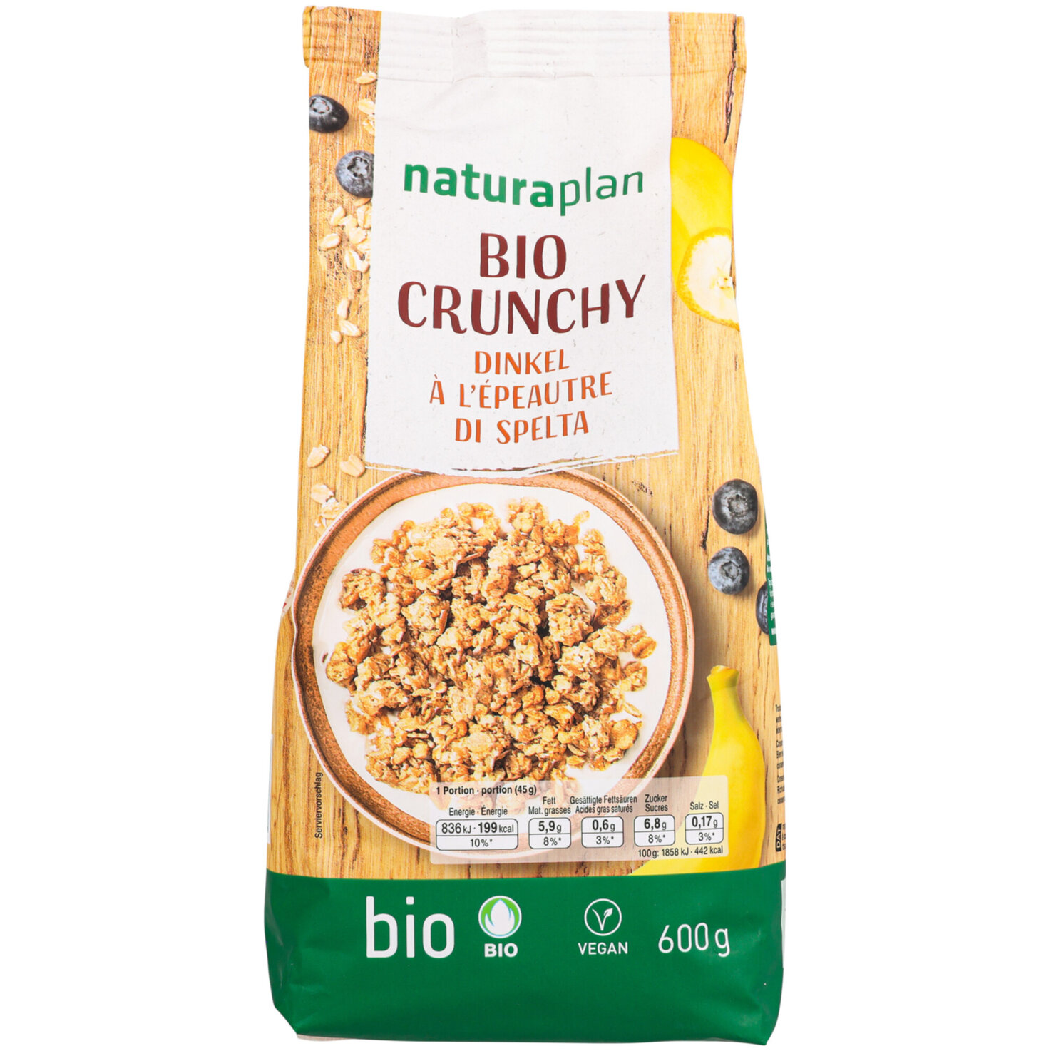 Naturaplan Bio Crunchy Dinkel 600G