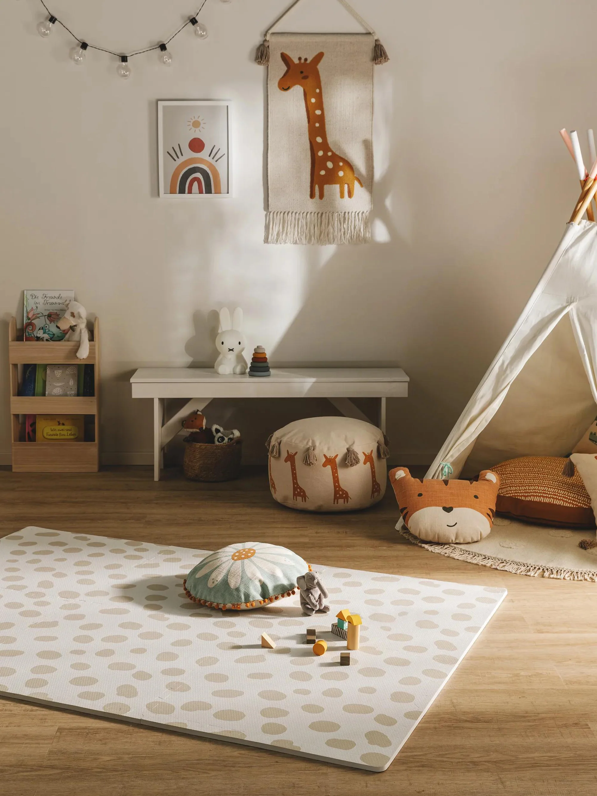 Uitschuifbaar speelkleed Savannah, 6-delig