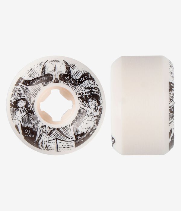 OJ Martinez Craneo Elite Hardline Rollen (white black) 56mm 101A 4er Pack