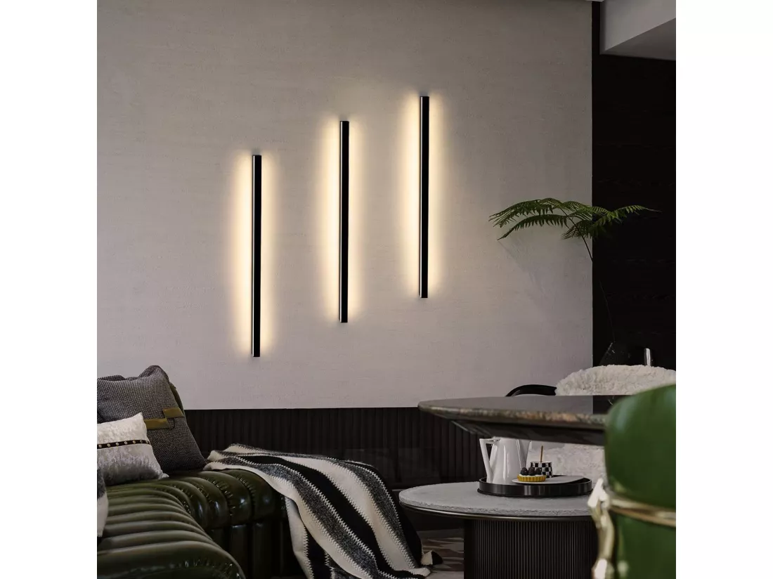 NETTLIFE Applique murale led intérieur - Moderne 80CM 27W couloir up down blanc chaud lampe de couloir lampe