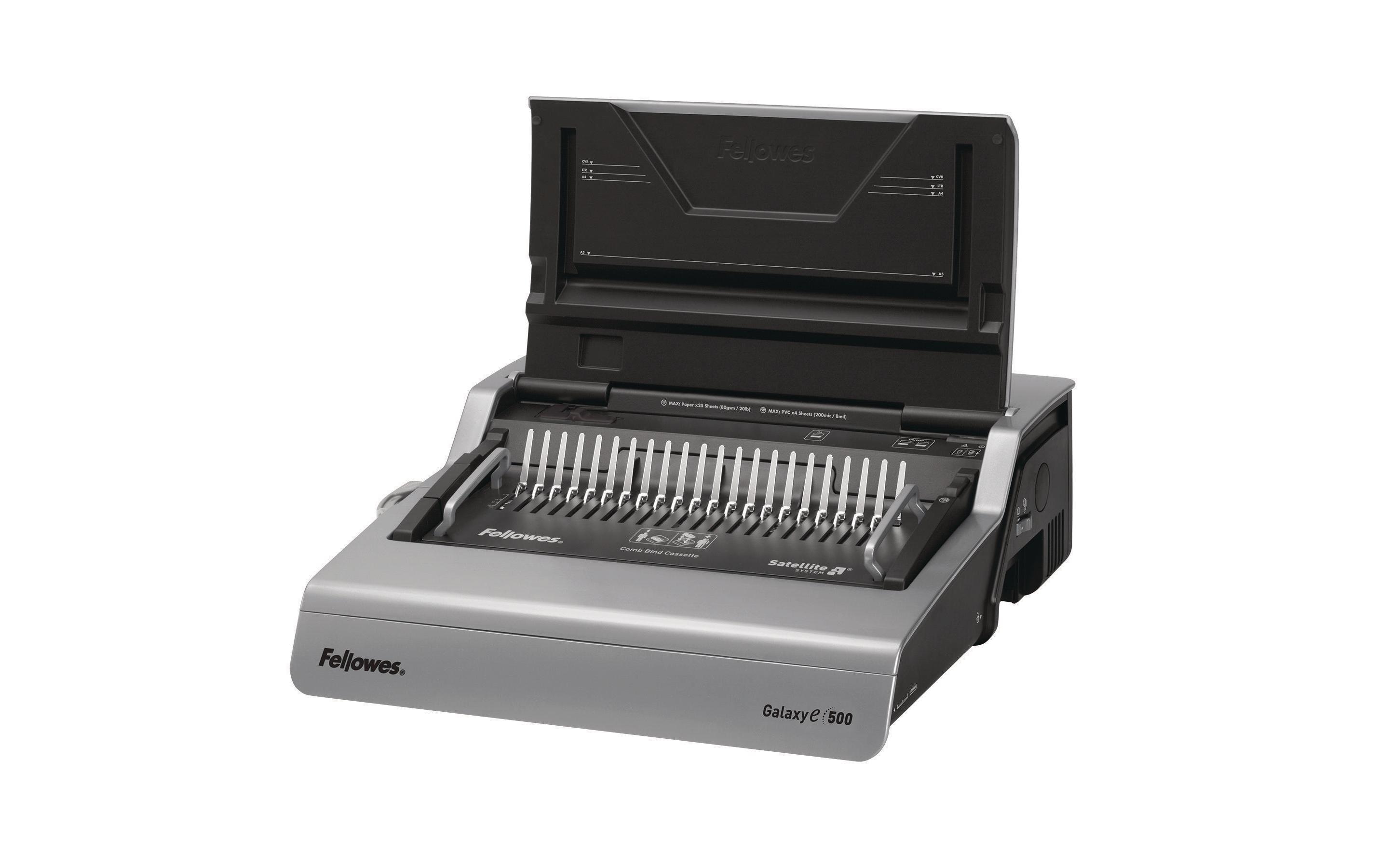 Bindegerät Galaxy 500 Seiten<br>Plastikbindegerät mit manueller Stanzung