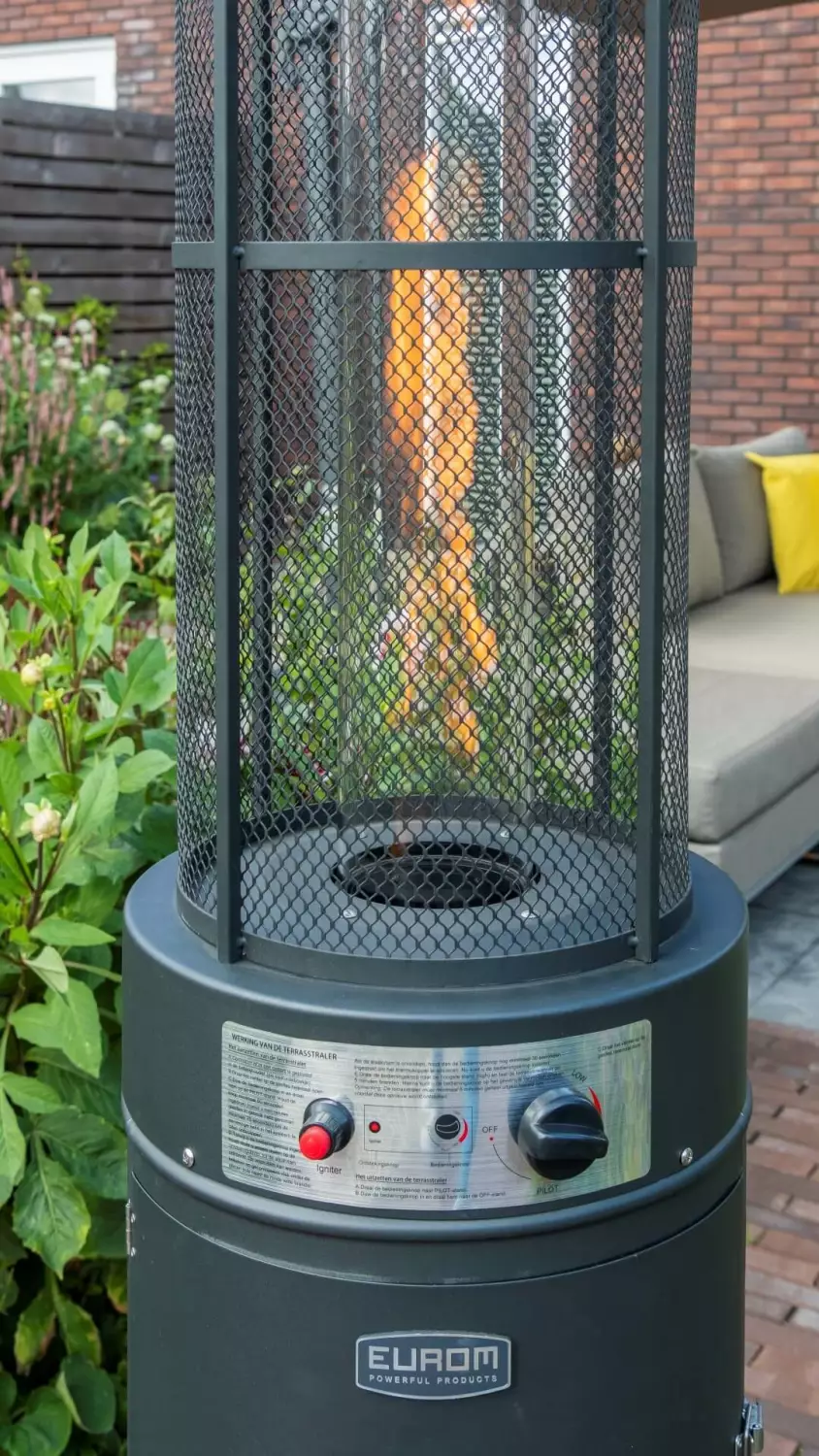 EUROM Flameheater Round 11000 Gas Terrasverwarmer - 11000W