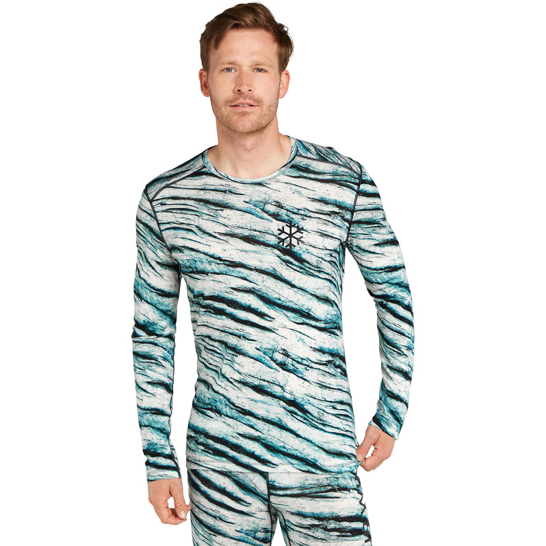 Icebreaker Herren 200 Oasis Crewe Protect Our Winters Longsleeve