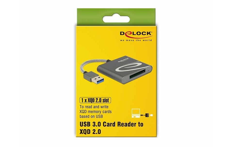 Card Reader Extern USB-A für XQD-2.0-SpeicherkartenExterner Kartenleser für XQD-2.0-Speicherkarten