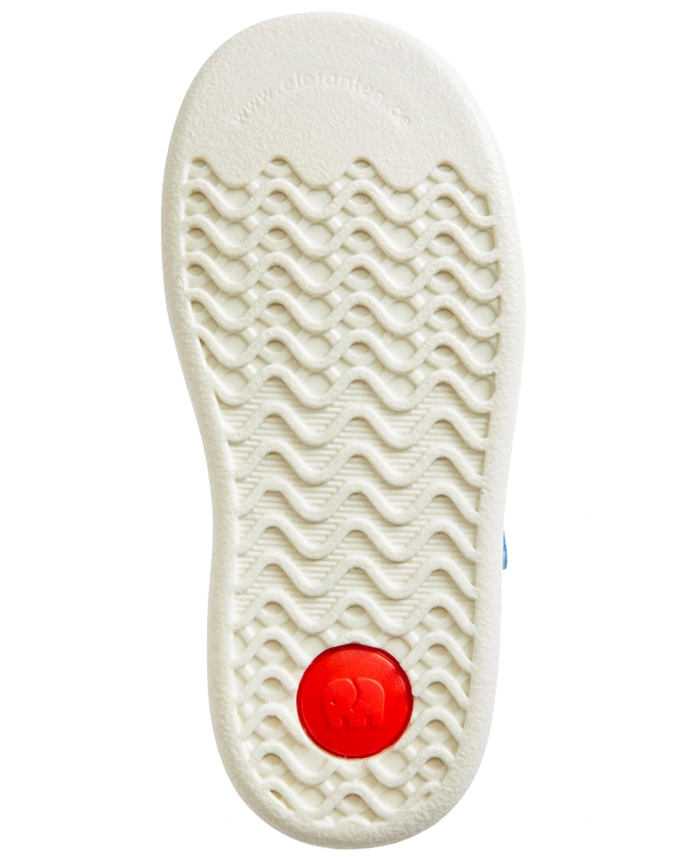 Schnür-Halbschuhe DAZON DAMA in weiß/blau/gelb