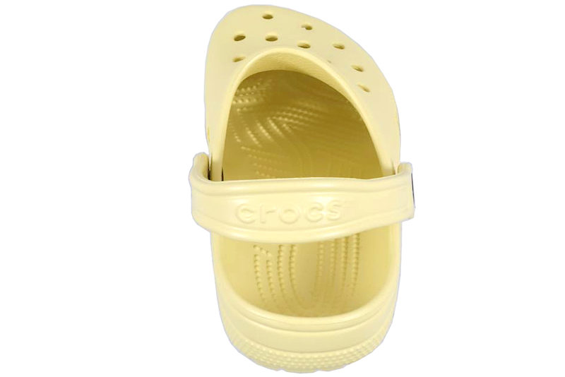 CROCS CLASSIC DAYLILY CLOGS I GULT GUMMI