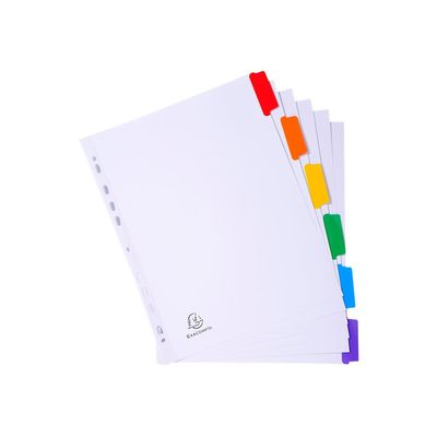 Exacompta Nature Future - Intercalaire 6 positions - A4 Maxi - carte blanche