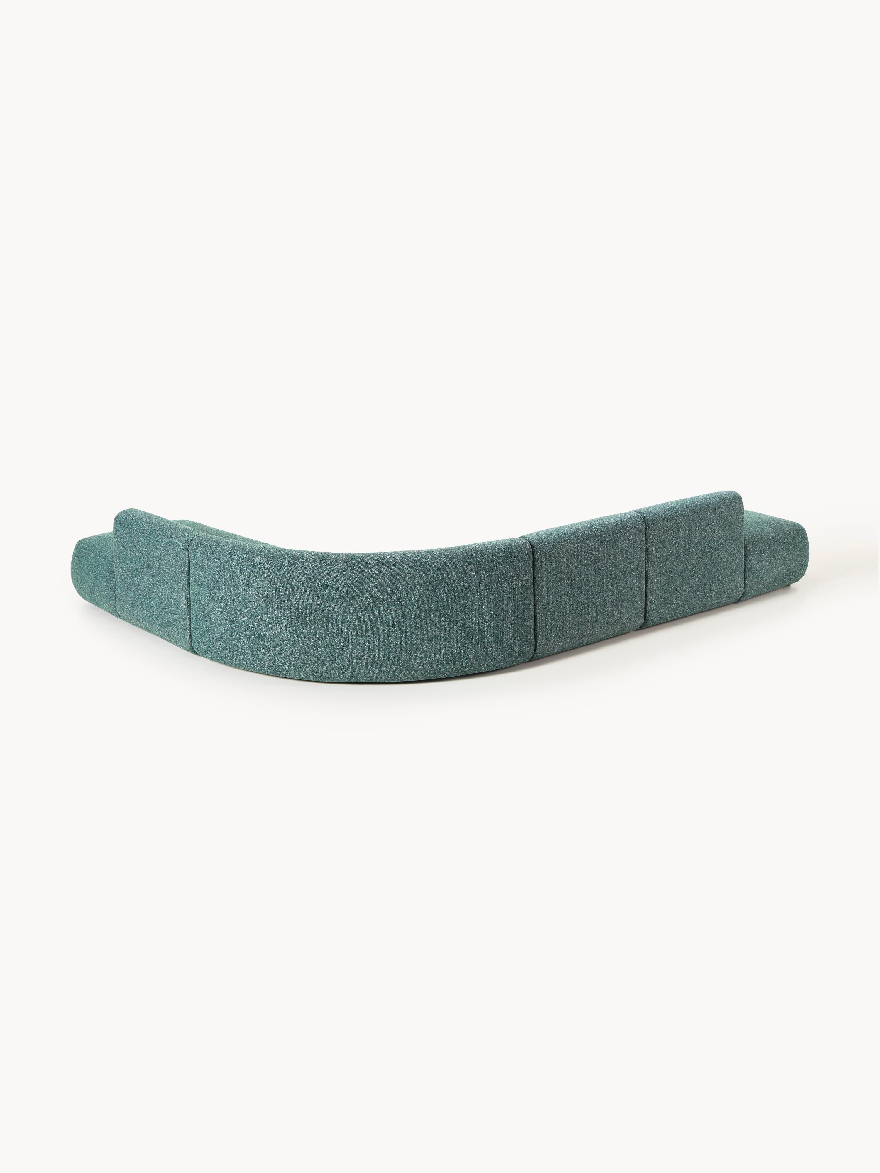Modulaire bouclé hoekbank Sofia (4-zits)