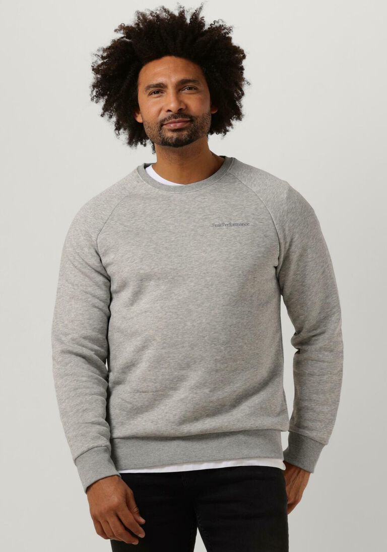 PEAK PERFORMANCE lichtblauwe peak performance sweater m original small logo crew