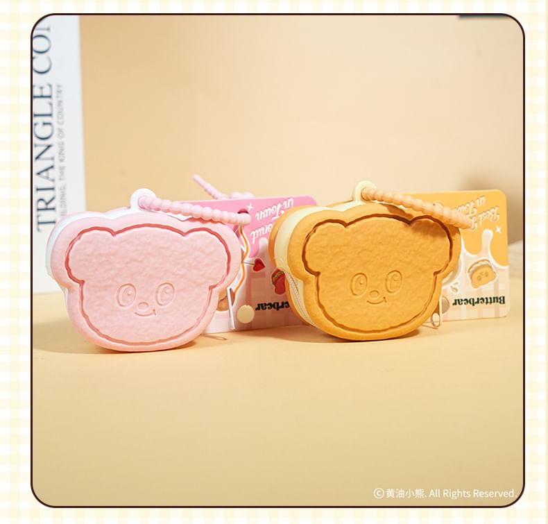 Butterbear - Butterbear Cookie Siliconen Sleutelhanger