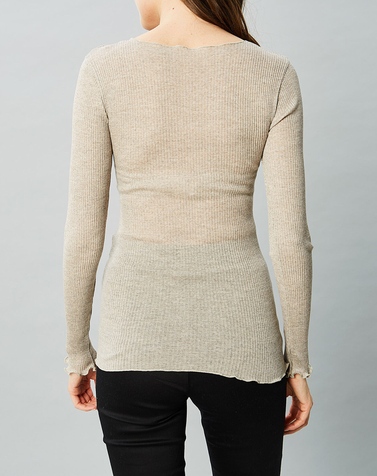 Mare Top Cécile en Laine & Soie caramel