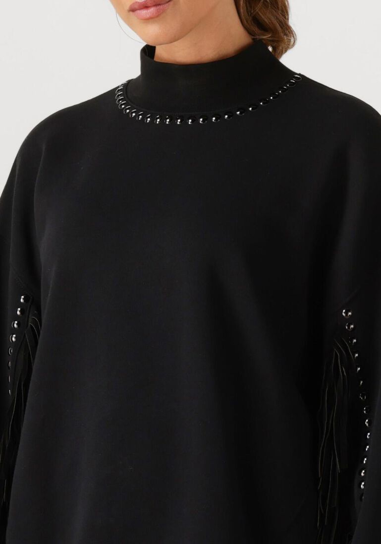 zwarte goldbergh coltrui frenzy crew neck sweater