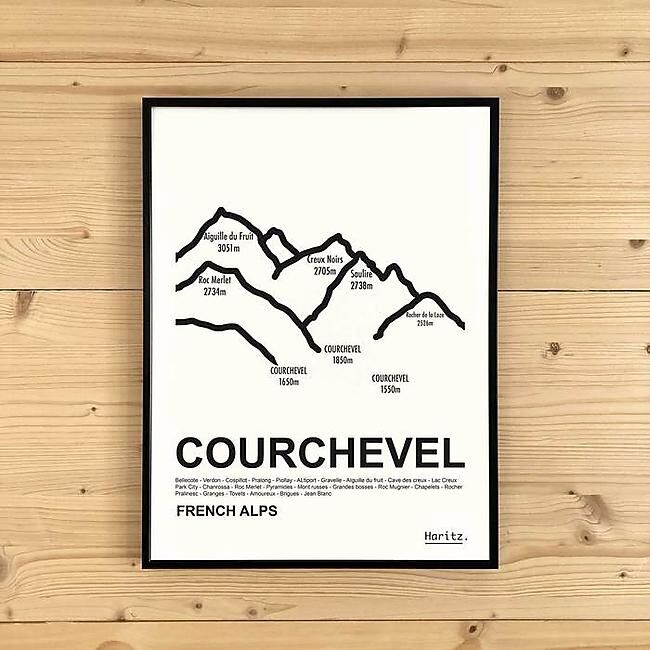 HARITZ - COURCHEVEL 30 X 40 CM