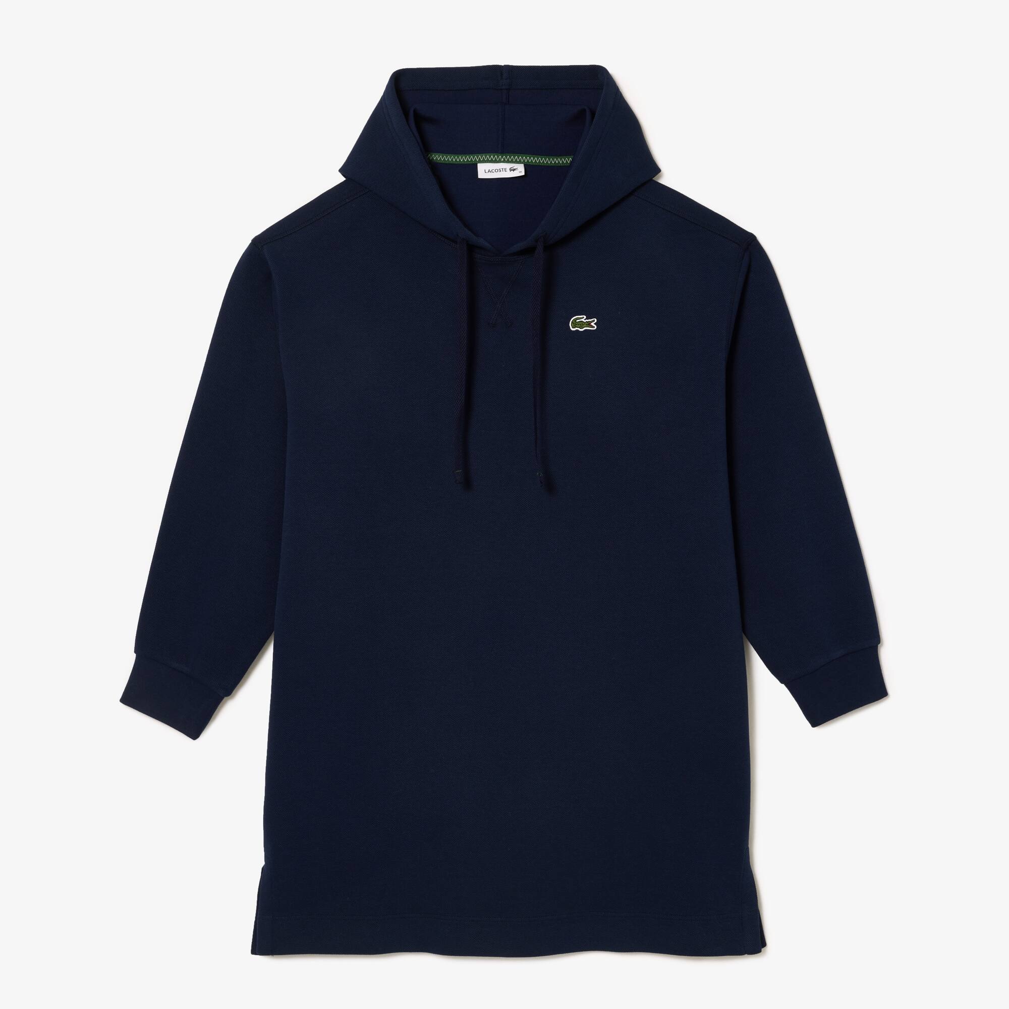 Zweiseitiges Hoodie-Kleid aus Piqué Kleider & Röcke - Blau - Lacoste - Damen