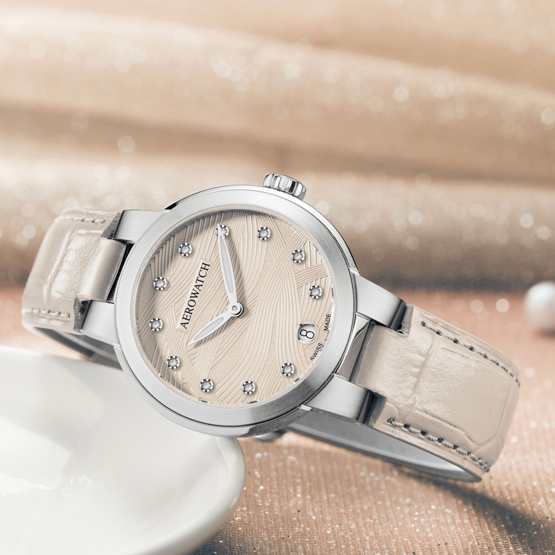 Aerowatch Harmonie Lady Quartz Beige 35mm