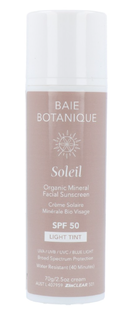 Baie Botanique Soleil Facial Sunscreen Light Tint SPF 50 70GR
