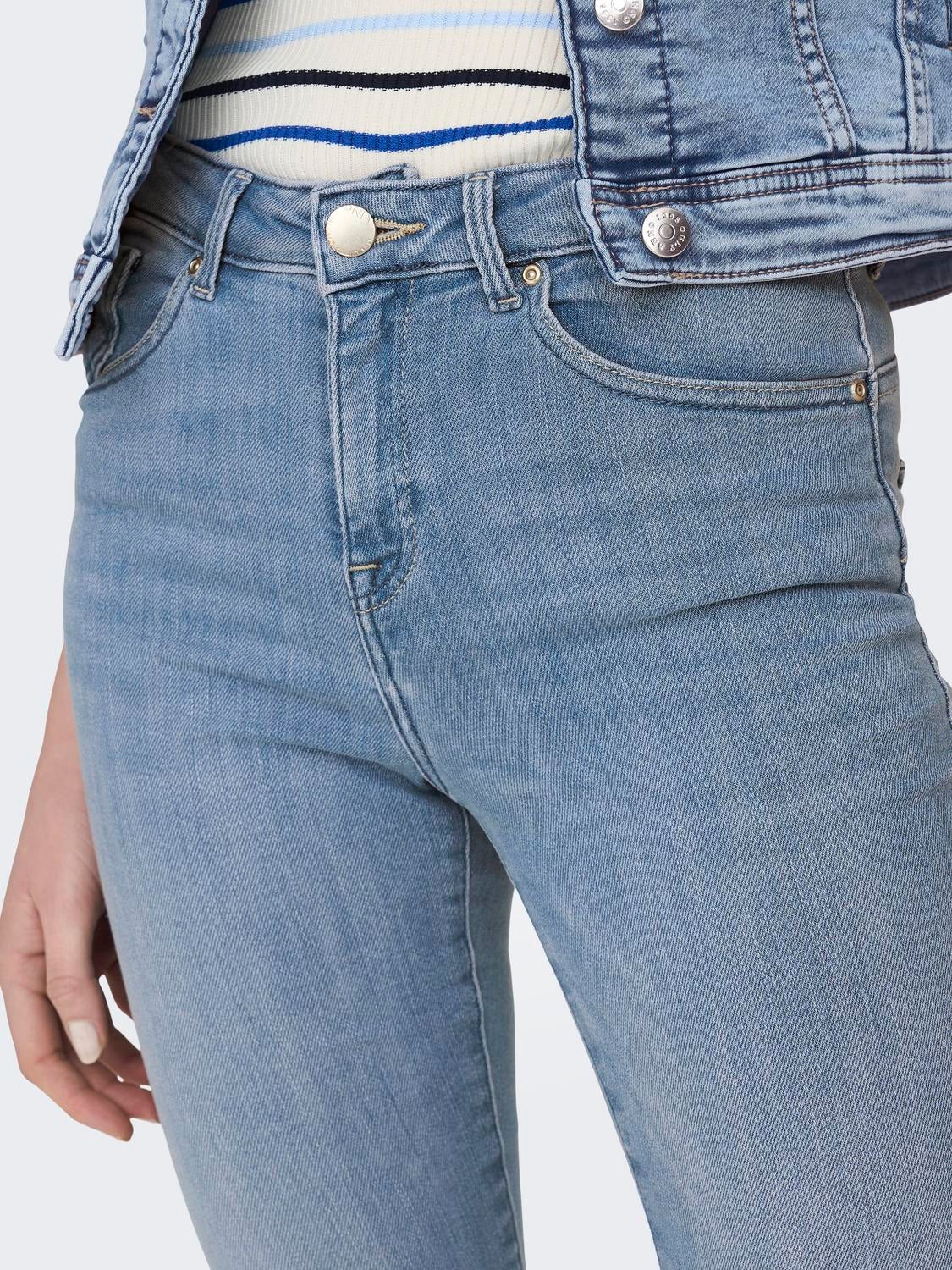 ONLPOWER Mittlere Taille Skinny Fit Jeans Special Bright Blue Denim