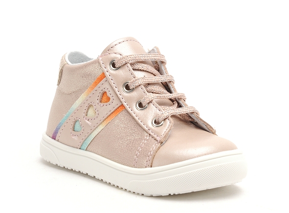 Bopy boots bottine bebe rolala rose