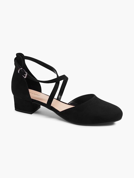 Graceland Spangenpumps Schwarz