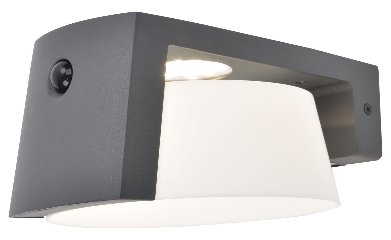 ECO-LIGHT LED Solar Außenwandleuchte MOON B anthrazit