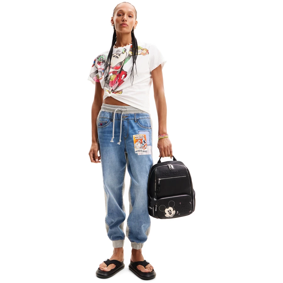 Desigual Mickey Rock Chester - Rucksack M 35 cm black
