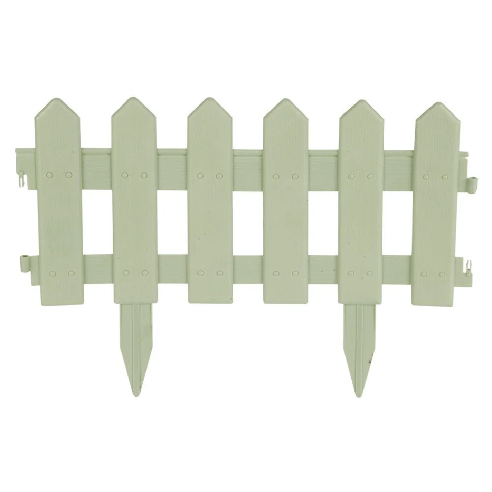 Bordure de jardin en plastique vert 30xH40cm
