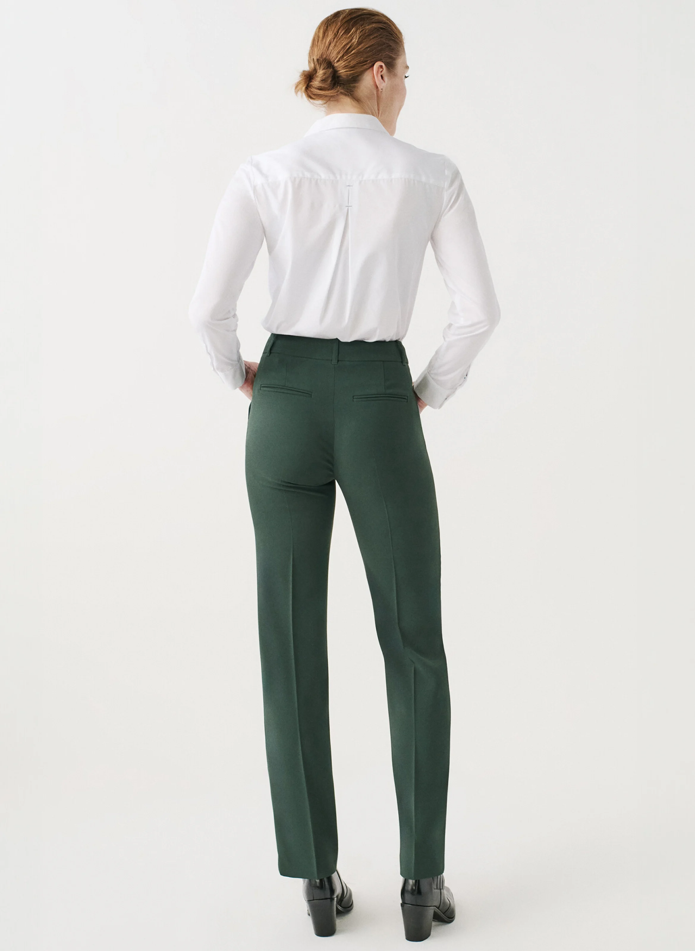 PCLEMENT2 - Pantalon droit | Vert