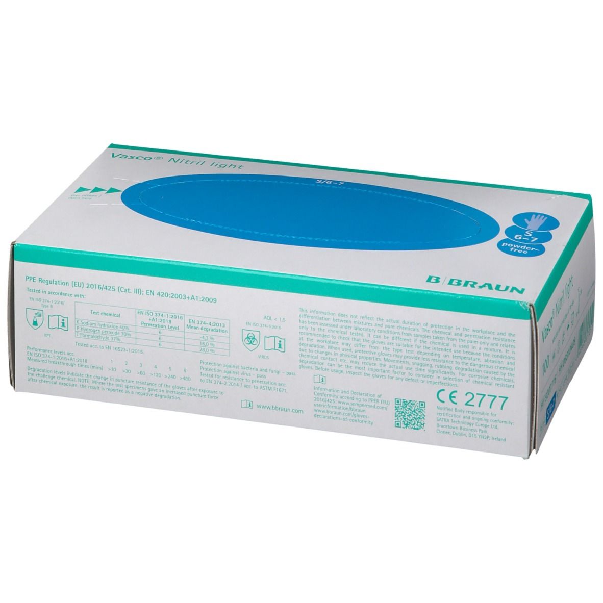 Vasco® Nitril light Untersuchungshandschuhe Gr. S