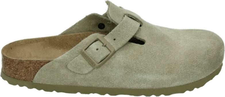 Birkenstock Boston Sandalen & Slides faded khaki maat: 41 beschikbare maaten:41 42 43 44 45 46