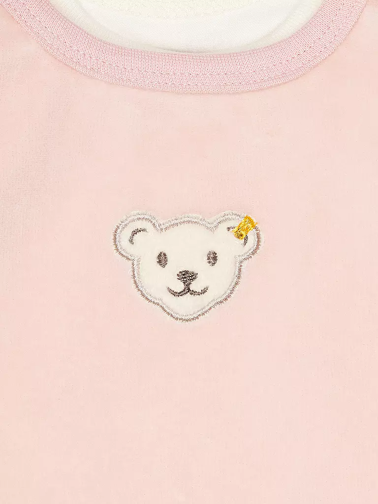 STEIFF Baby Strampler Set 2 teilig rosa