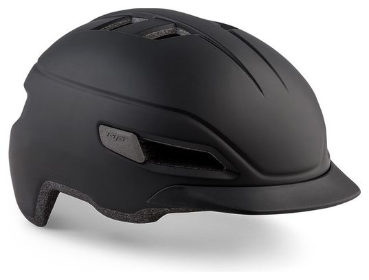 Casque Urbain MET Corso Noir Mat 2022