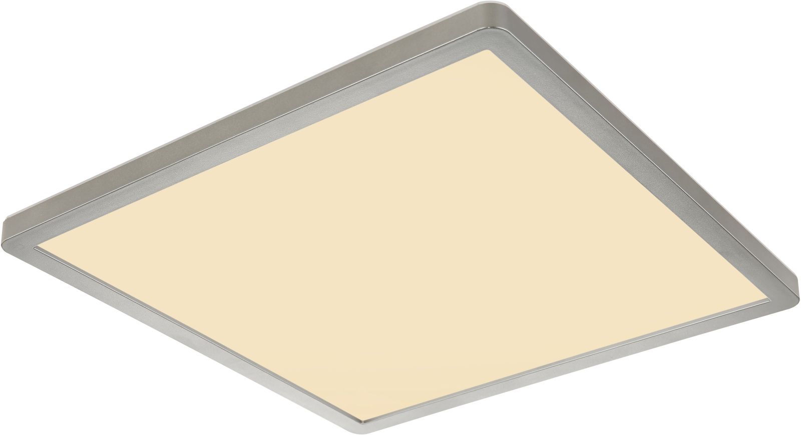 LED-Deckenleuchte - nickelfarben - Memoryfunktion - 29,4 cm