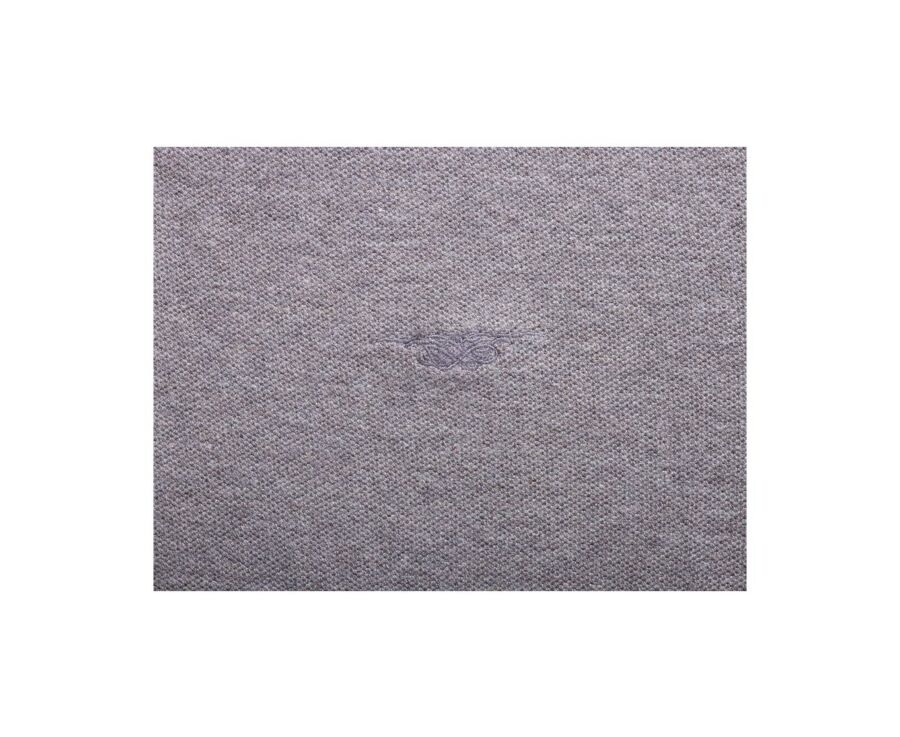 Polo manches longues homme Taupe chiné - ANDY II ML