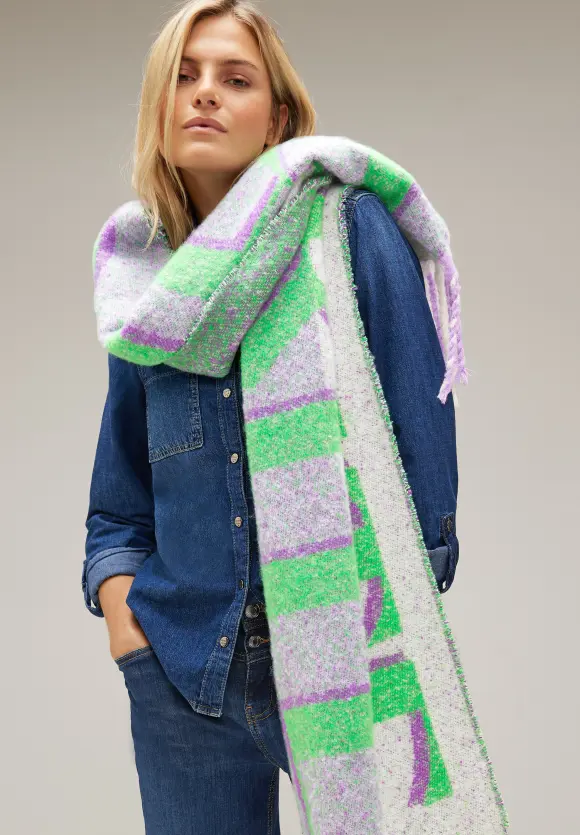 Wording Longschal - soft pure lilac