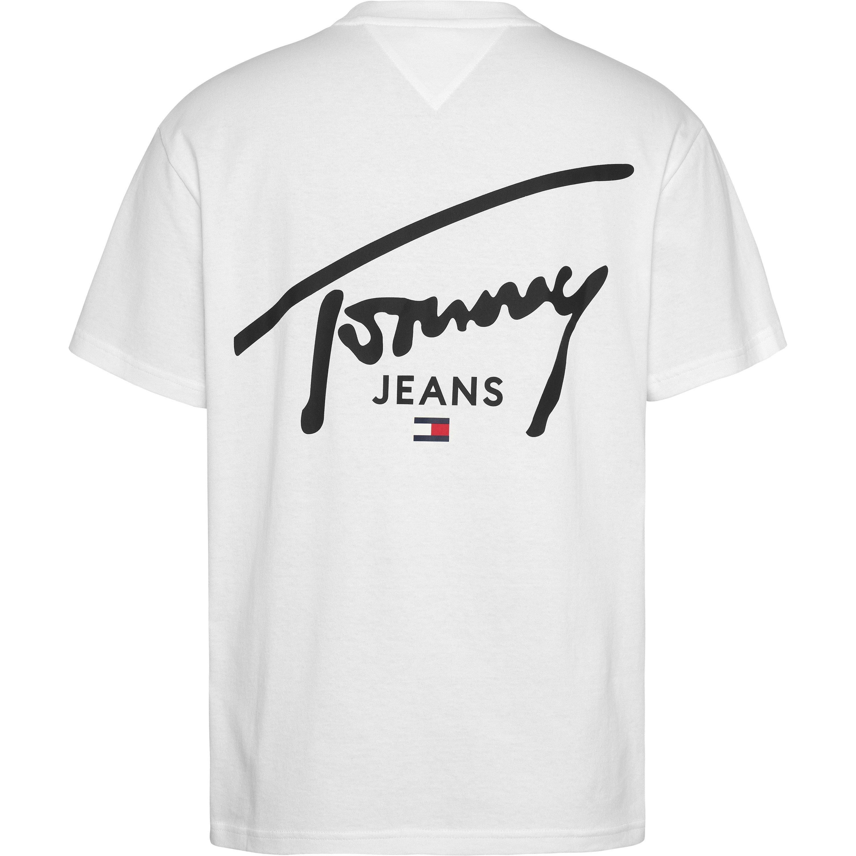 Tommy Jeans Tjm Reg Signature Print Tee Ext
