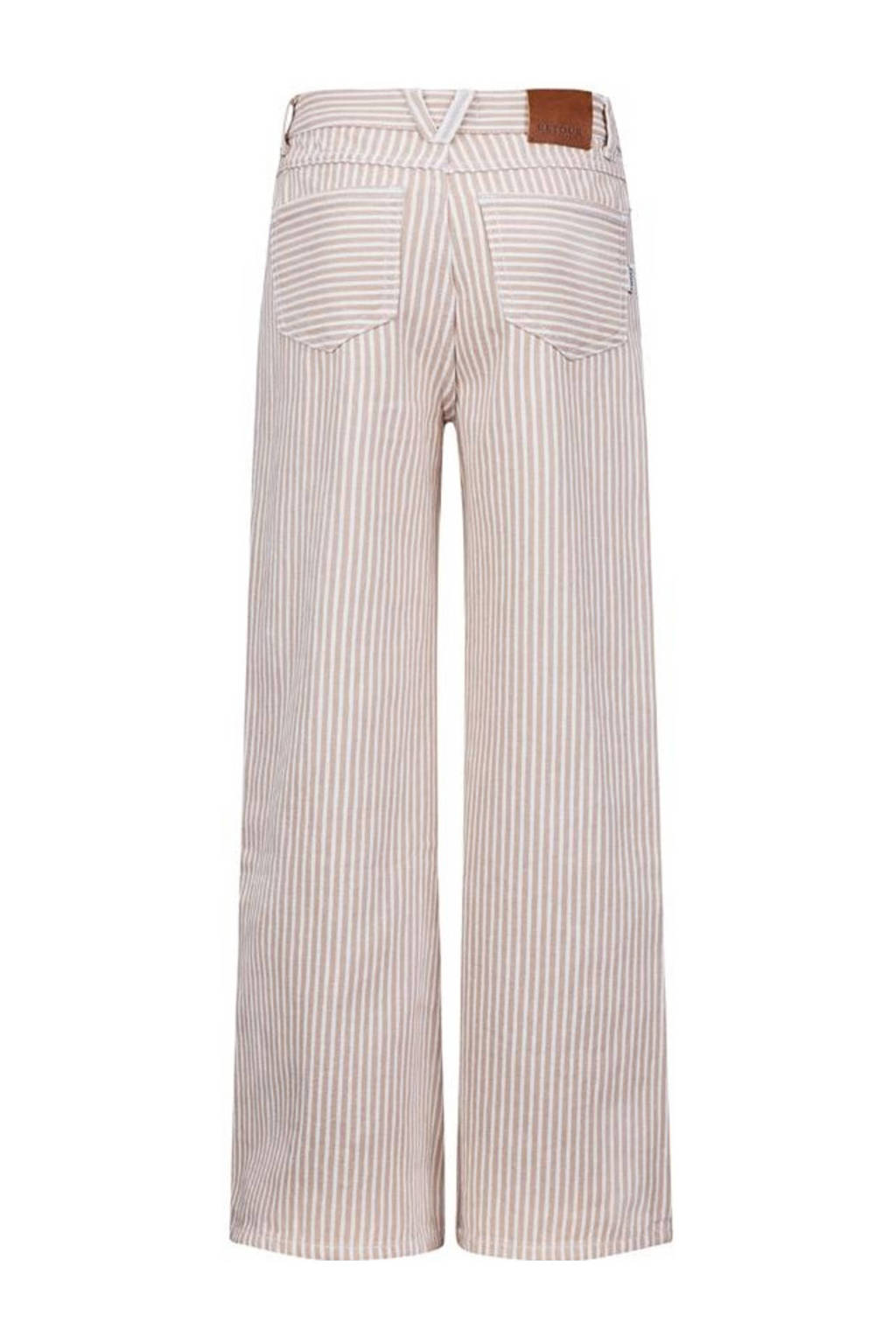 Retour Jeans wide leg broek Cindy beige