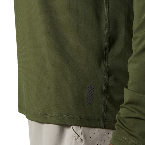 T-shirt trail HELLY HANSEN TECH TRAIL LS T-SHIRT UTILITY GREEN